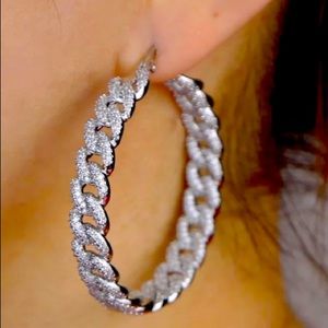 Silver earrings